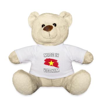 Fabriqué au Vietnam - Nounours - blanc - Devant