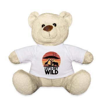 Africa Sunset – Let’s Get Wild - Nounours - blanc - Devant