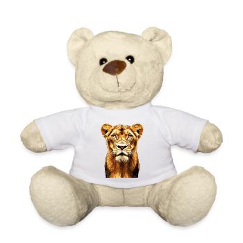 Lioness Lioness Mom Lioness Lionesses Mom Wild Lions - Teddy Bear - white - Front