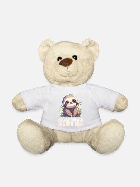 Faultiere Faultier - Teddy - Weiß