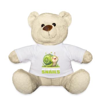 Snails Snail - Teddy Bear - white - Front