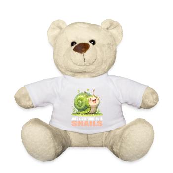 Snails Snail - Teddy Bear - white - Front