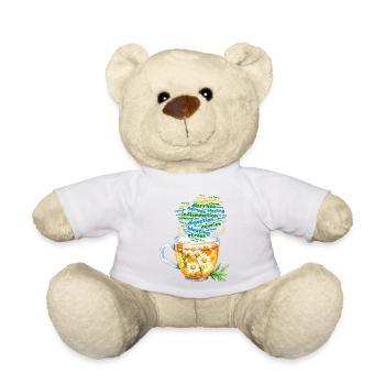 Kamillentee gegen Stress - Teddy - Weiß - Vorne