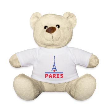 Paris Football - Passion for the Capital - Teddy Bear - white - Front