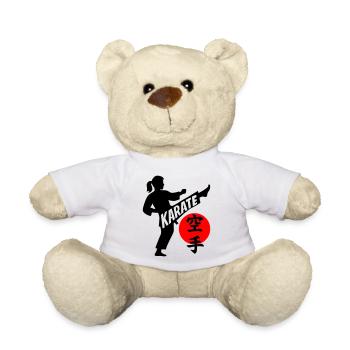 Karaté - Nounours - blanc - Devant