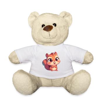 Squirrel - Teddy Bear - white - Front