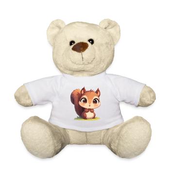 Squirrel - Teddy Bear - white - Front