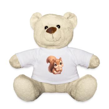 Squirrel - Teddy Bear - white - Front