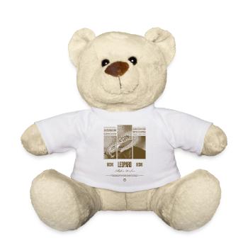 Gecko léopard Gardien de reptiles Streetwear - Nounours - blanc - Devant