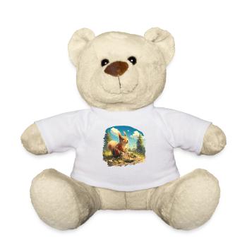 Squirrel - Teddy Bear - white - Front