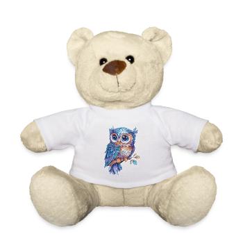 Eule - Teddy - Weiß - Vorne