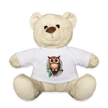 Eule - Teddy - Weiß - Vorne