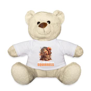 Squirrel - Teddy Bear - white - Front