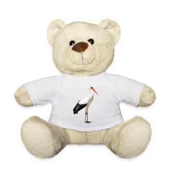 Cigognes Cigognes - Nounours - blanc - Devant
