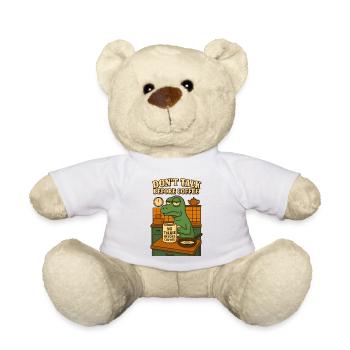 Dino Morgenmuffel - Teddy - Weiß - Vorne