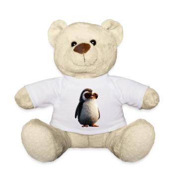 Pinguin Kaiserpinguin Zwergpinguin Süße Pinguine - Teddy - Weiß - Vorne