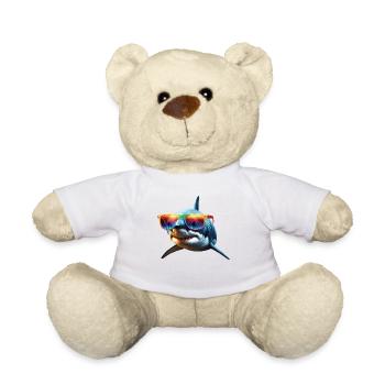 requin requin tigre requin plongeur requins mignons grand requin blanc - Nounours - blanc - Devant