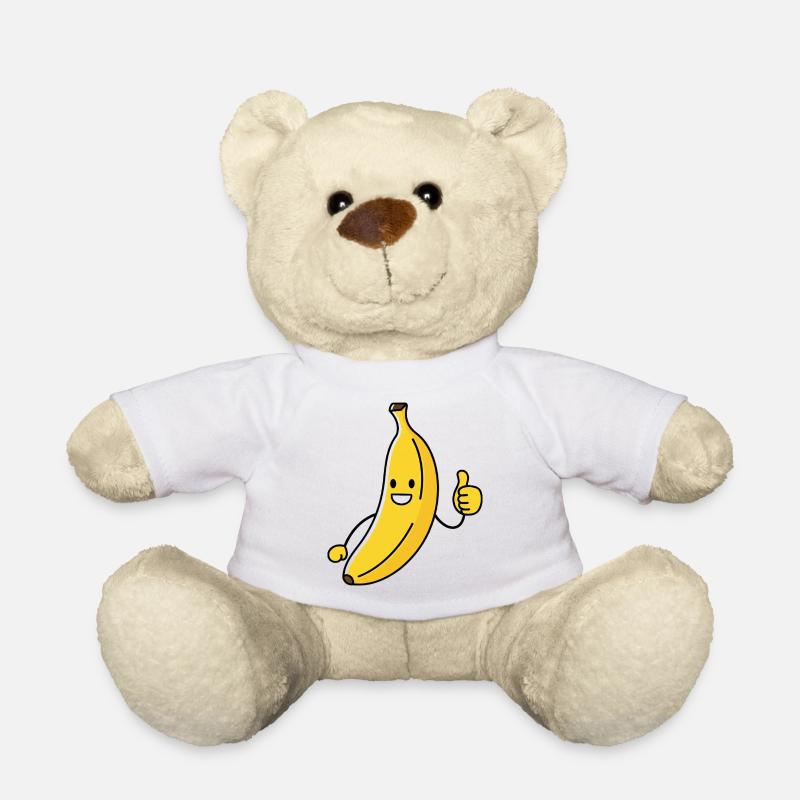 Eine lustige Banane - Teddy - Weiß