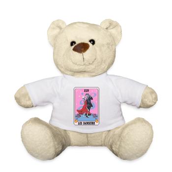 Les Danseurs Passion Danse Et Tarot Idée Cadeau - Nounours - blanc - Devant