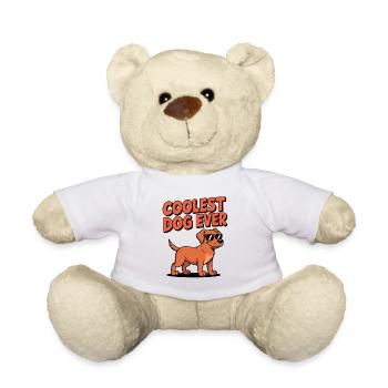 Coolest Dog Ever – Comic Labrador - Teddy - Weiß - Vorne