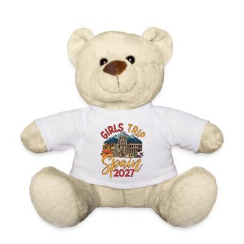Spain Girls Trip 2027 - Teddy Bear - white - Front