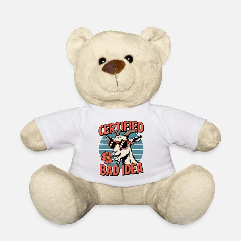 Chèvre certifiée Bad Idea - Nounours - blanc