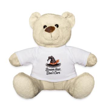 Les poils du balai s’en fichent - Nounours - blanc - Devant