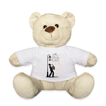 Soul of Jazz Street Art Design - Teddy - Weiß - Vorne