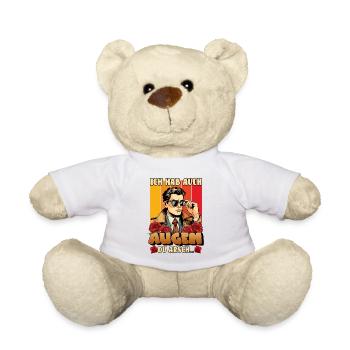 Mallorca Party ALSO HAVE EYES YOU ASS Funny - Teddy Bear - white - Front