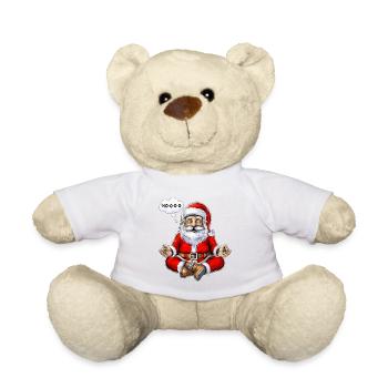 Weihnachtsmann-Meditation - Teddy - Weiß - Vorne