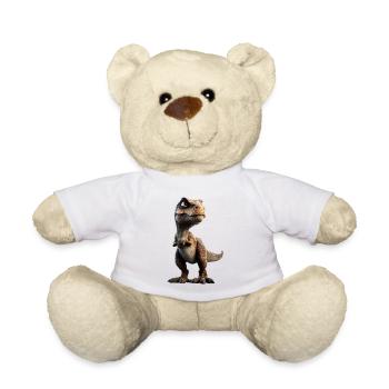 T-Rex Tyrannosaurus Rex Dino Daddy Dinosaurier - Teddy - Weiß - Vorne