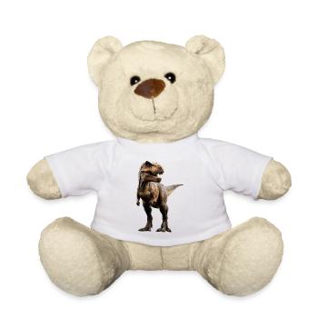 T-Rex Tyrannosaurus Rex Dino Daddy Dinosaurier - Teddy - Weiß - Vorne