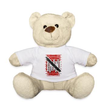 Trinidad and Tobago - Teddy Bear - white - Front