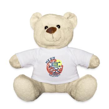 Japan Hero since November 1994 Birthday Gift - Teddy Bear - white - Front