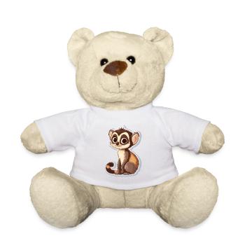 lémurien - Nounours - blanc - Devant
