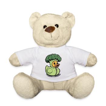 Canard brocoli, canard en caoutchouc, canard en caoutchouc, canard en caoutchouc - Nounours - blanc - Devant
