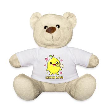 Lemon Love Kawaii Manga Lemon - Teddy Bear - white - Front