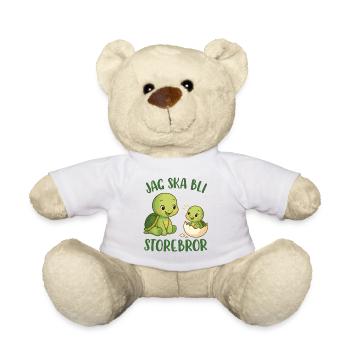 Großer Bruder, ich werde ein großer Bruder - Schildkröte - Teddy - Weiß - Vorne