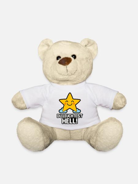 Du_Leuchtest_hell - Teddy - Weiß