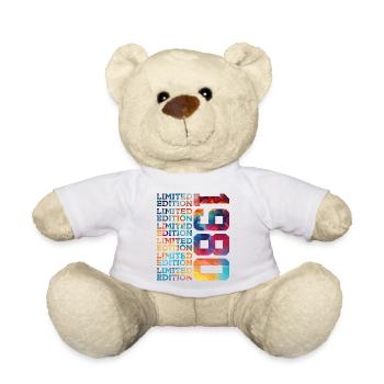 LIMITED EDITION 1980 46 YEARS 46TH BIRTHDAY - Teddy Bear - white - Front