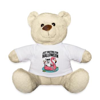 Sommerween: Wait for Halloween with Skeleton - Teddy Bear - white - Front