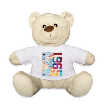 LIMITED EDITION 1965 61 YEARS 61ST BIRTHDAY - Teddy Bear - white - Front