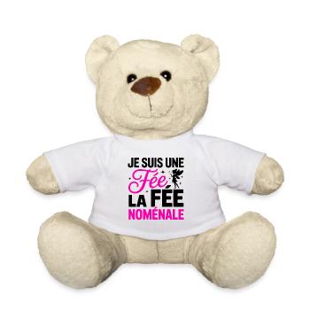 Je Suis Une Fée La Fée Noménale Humour Femme - Nounours - blanc - Devant