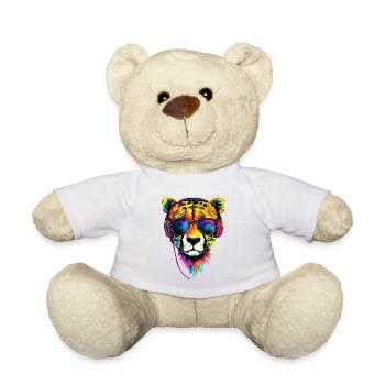 Cheetah Cheetah Big Cat Cat Lover Cheetah - Teddy Bear - white - Front