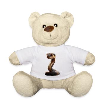 serpent, python, cobra, serpent à sonnettes, serpents - Nounours - blanc - Devant