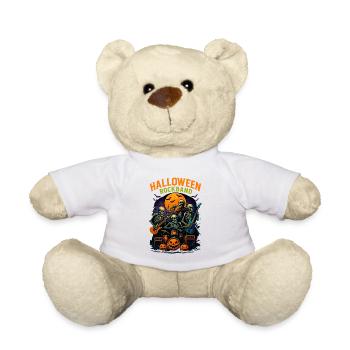 Halloween Rockband Skulls - Teddy - Weiß - Vorne
