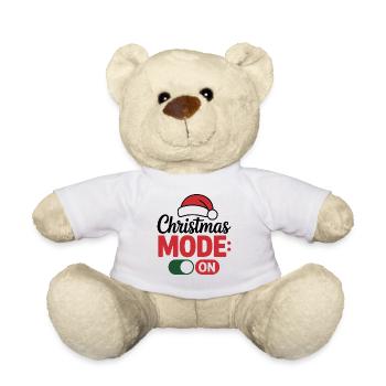 Christmas-Lovely Volcano Design - Teddy Bear - white - Front