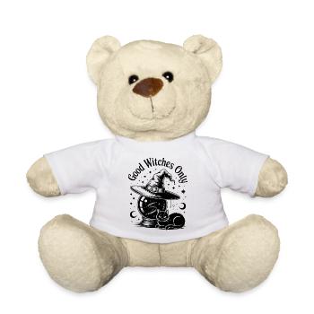 Witch Coffee with Magic Hat Illustration - Teddy Bear - white - Front