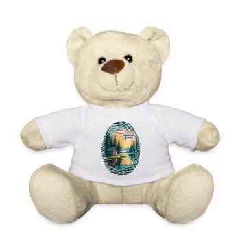 Natur Ruhe - A Moment of Peace Shirt - Teddy - Weiß - Vorne