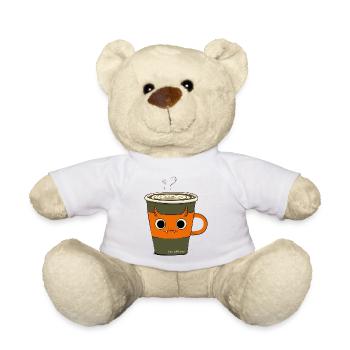 Basic Witch Brew | Funny Demon Coffee Mug - Teddy - Weiß - Vorne